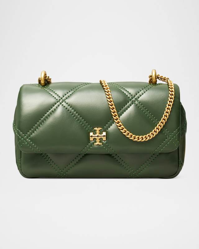 Kira Mini Diamond Quilted Leather Crossbody Bag